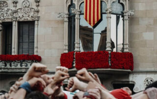 Sant Jordi veu tres castells de la gamma alta de set dels Xiquets de Reus 6